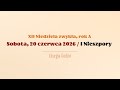 #Nieszpory | 20 czerwca 2026 | I Nieszpory