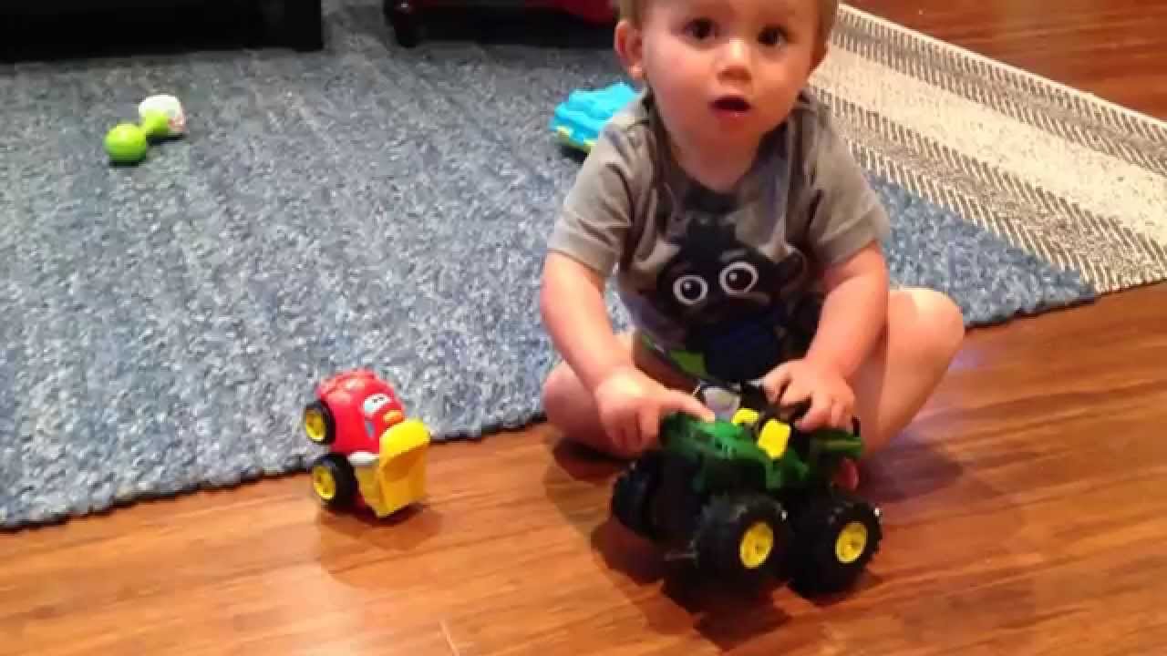 What does the truck say? 