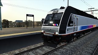 TS2018 NJ Transit North Jersey Coast Line Senario 3 ( Rahway to Aberdeen - Matawan)