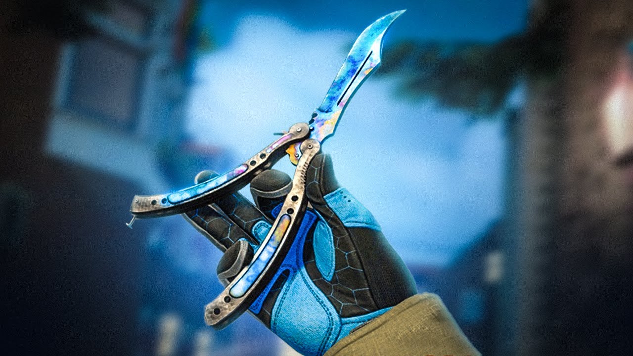 saquei uma BUTTERFLY CASE HARDENED... (veio blue gem) YouTube