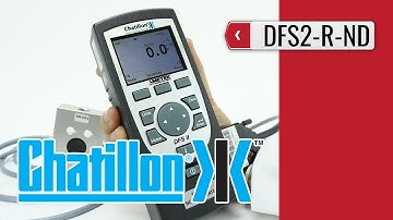 CHATILLON DFS II R-ND : Digital Force Indicator (product video presentation)
