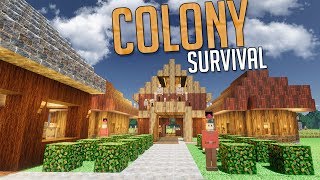 Colony Survival - 300 COLONISTS STRONG! - Wheat Grinding & City Building - Colony Survival Gameplay