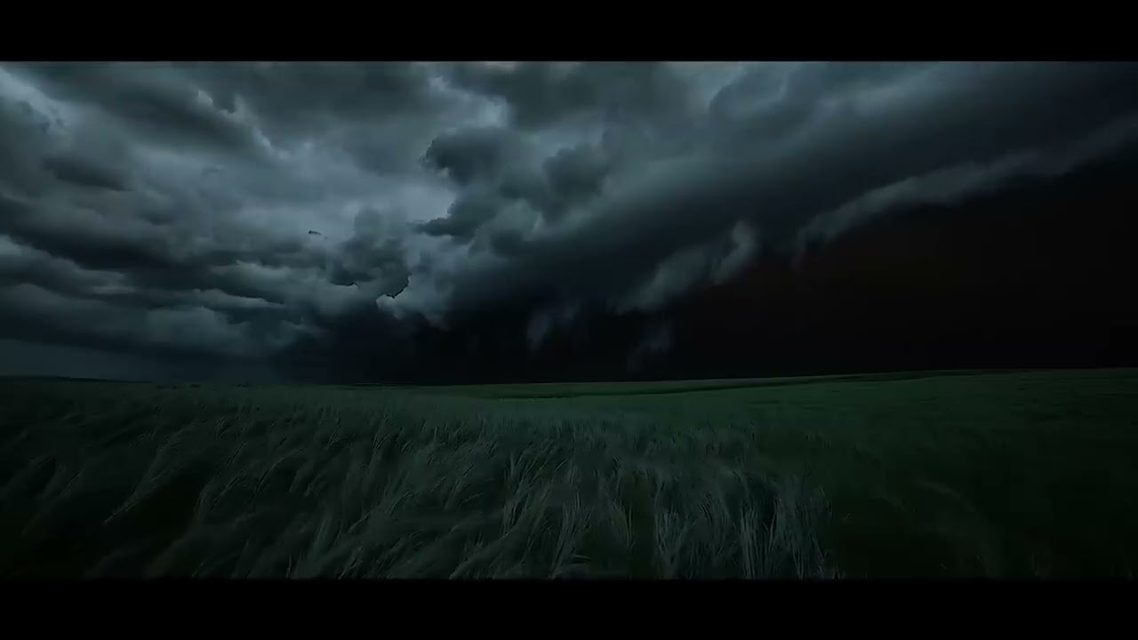 Strong Thunderstorm in Distance | Nostalgic Field | Part I