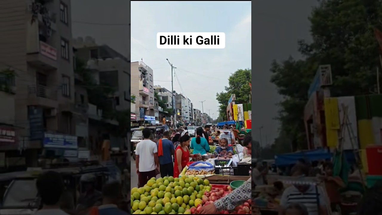 🚶‍♂️Walk Through Dilli ki Galli | Street Life, Food & Colors of Delhi 🇮🇳✨