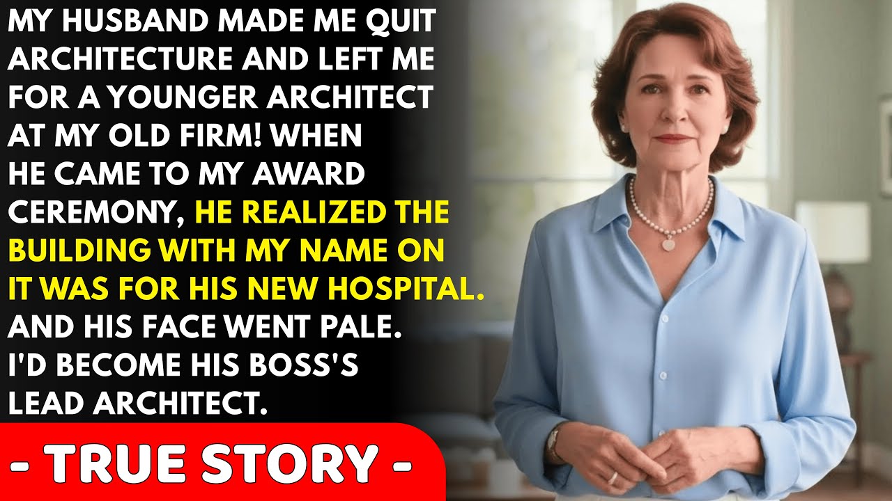 My husband forced me to quit my architecture career and left me for a younger architect! But my a...