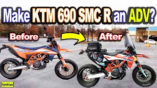 Make KTM 690 SMC R an ADVENTURE Motorcycle? (Lightweight Adventure Motorcycle) by CycleCruza 5,763 views 1 month ago 14 minutes, 19 seconds