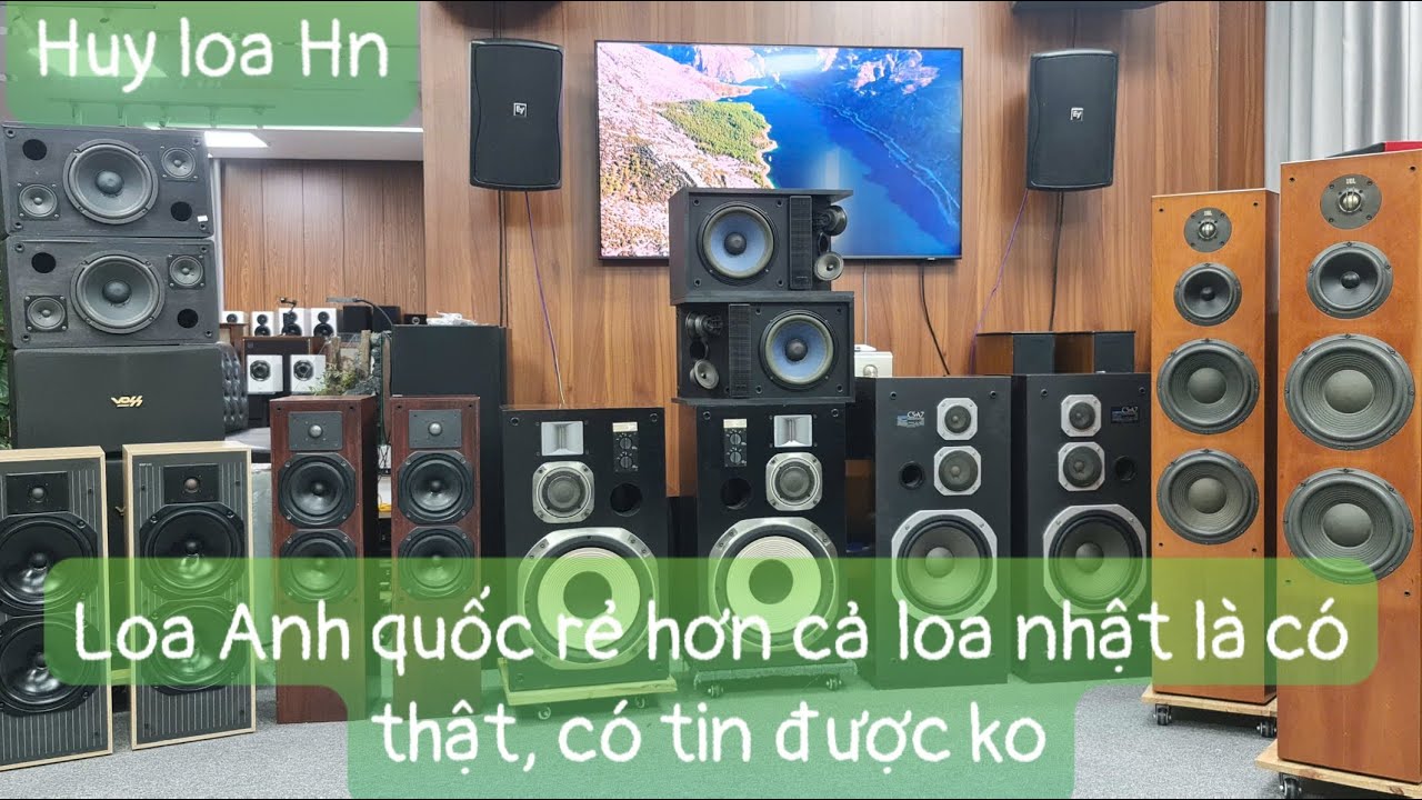 Loa Châu Âu Rẻ Hơn Loa Nhật, Kef C40, Monitor, Loa Hát Ktv 2,9 Tr, Bose 301, Victor, Pionner, Jbl