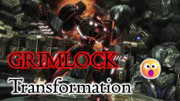 Grimlock TRANSFORMATION 😮 - Transformers Fall Of Cybertron