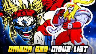 Omega Red Move List - X-Men Children Of The Atom Xcota