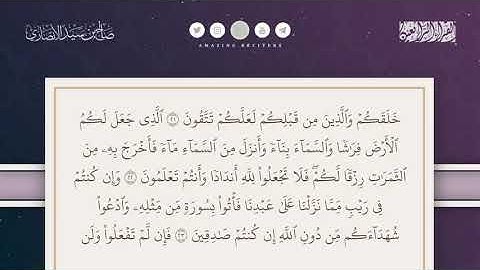 ما تيسر من سورة البقرة || القارئ صالح الأنصاري