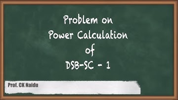 Mastering Problem 1: Power Calculation In DSB-SC Signals | GATE Communications