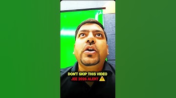 ALERT JEE 2026 STUDENTS 😱 IMPORTANT UPDATE NTA #jee #jeemains #jeeadvanced #iit #iitjee #VED #alert