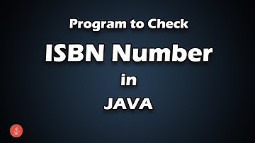ISBN Number in JAVA || BluejCode