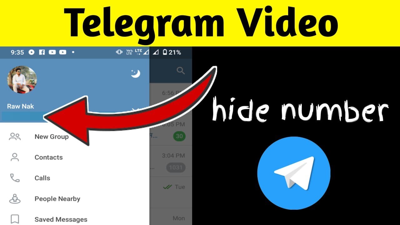 Telegram hide camera