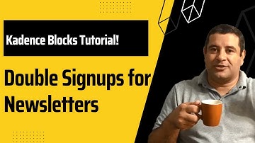 How to Create a Newsletter Landing Page With WordPress in 2025 - Kadence Blocks Tutorial