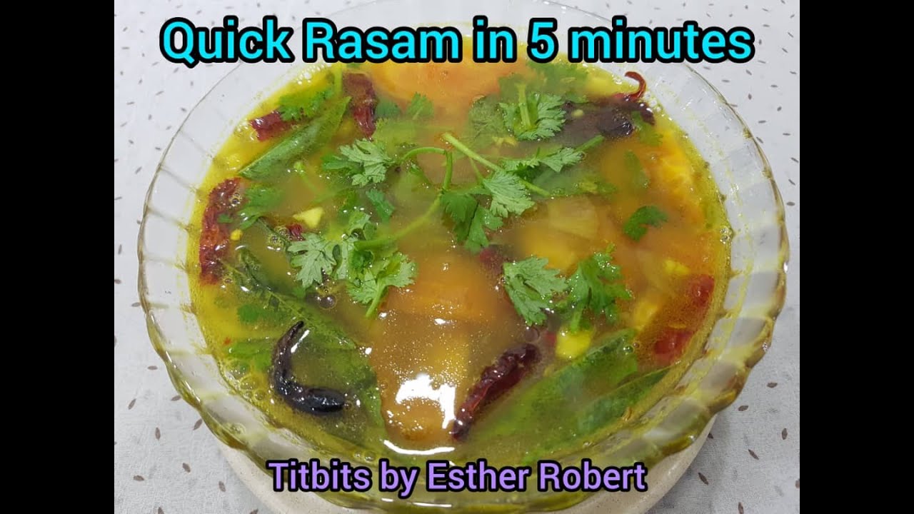 Quick Rasam in 5 minutes using rasam powder / Masak Rasam dalam 5 minit ...