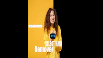 Easy way to select hair in Photoshop Tutorial #shorts #edit