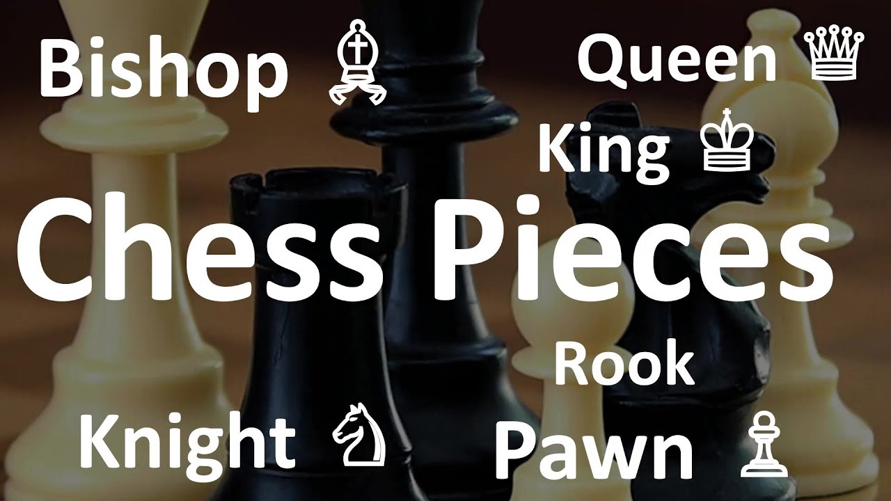 How To Pronounce Chess Pieces Names  King Queen Bishop Knight Rook Pawn 