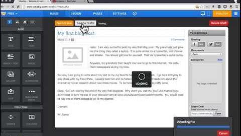 How to Create a Free Website in 10 Minutes using Weebly