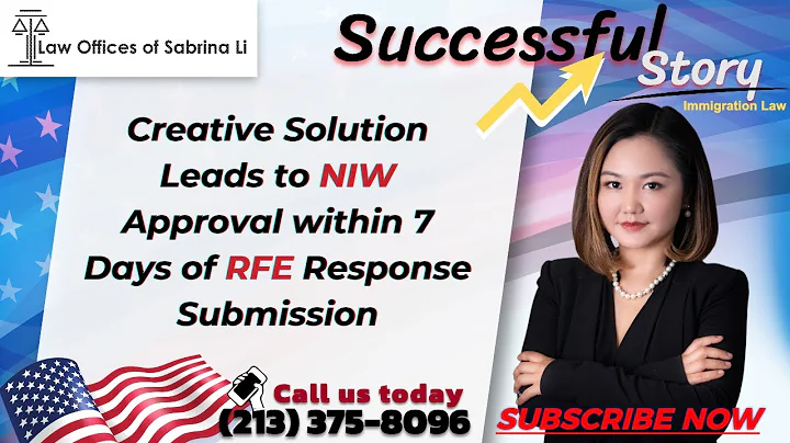 Creative Solution Leads to NIW Approval within 7 Days of RFE Response Submission