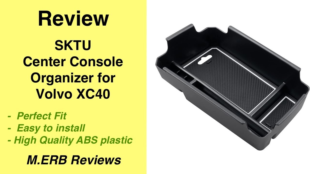 Review SKTU Volvo XC40 center console organizer 