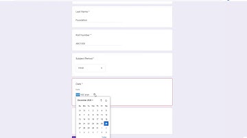 Google Forms Tutorial | Create Online attendance tracker and collect response.