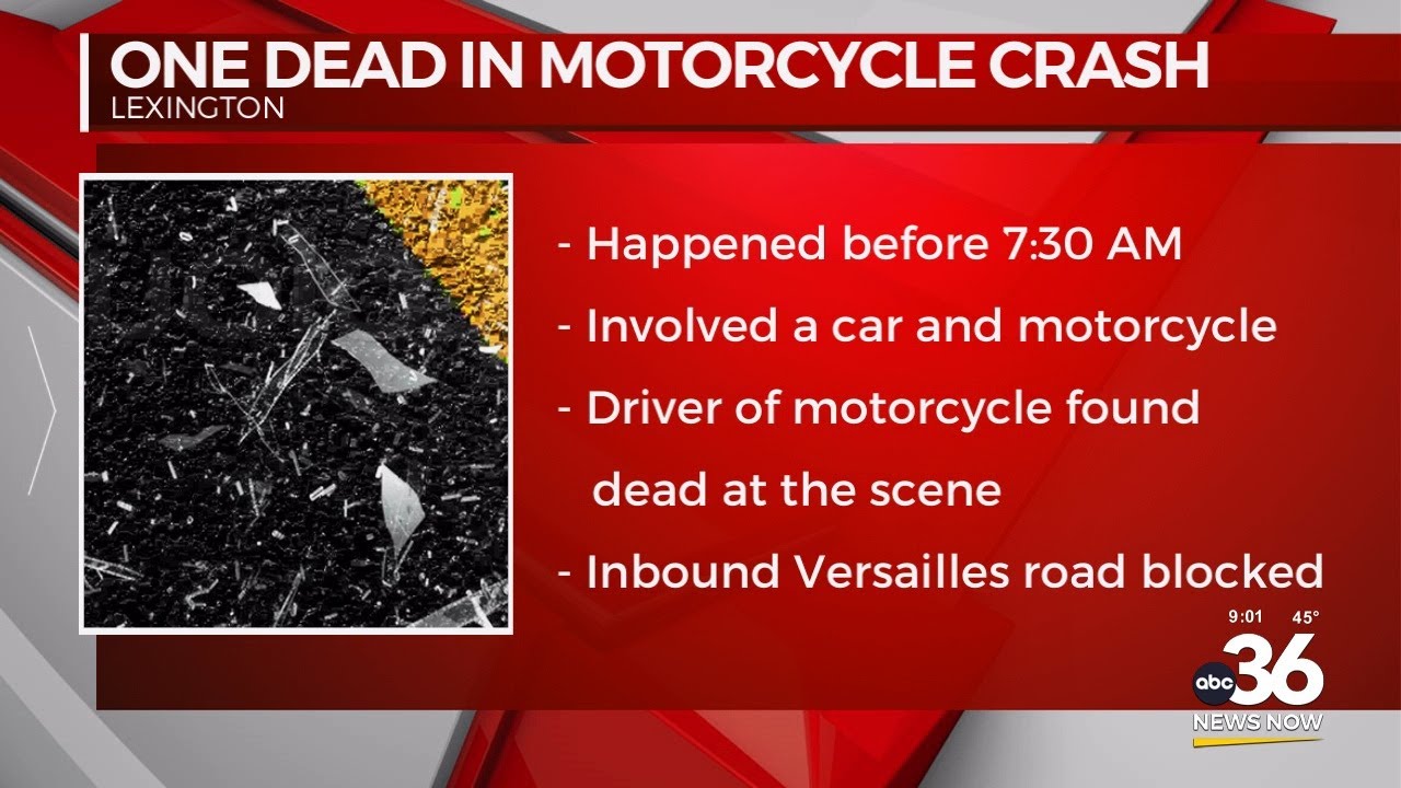Motorcyclist dead in Versailles Road crash involving a car and ...
