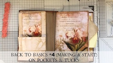 *BACK TO BASICS #4 ( POCKETS & TUCKS & dying snippets)