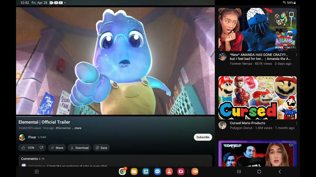 if i voiced water and fire YouTube