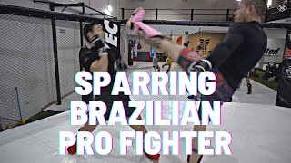 Sparring Brazilian Pro MMA Fighter (Breakdown)