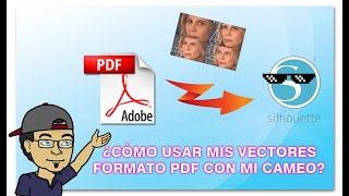 ¿Cómo uso mis vectores PDF en la Cameo o para serigrafía?