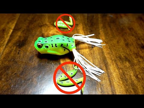 How to change Hollow Body Frog legs to GET MORE BITES!!! (MTB