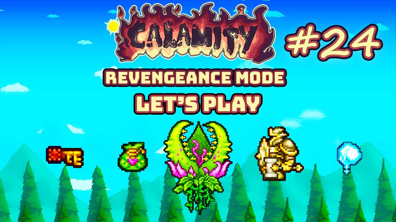 Terraria Calamity Mod Let's Play EP.24 Fighting Plantera