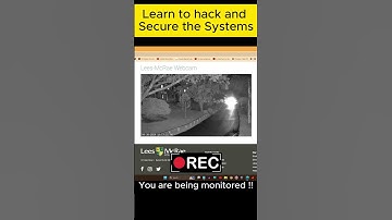 Information Gathering | Live Webcam Footage | #shorts #pentesting #cybersecurity
