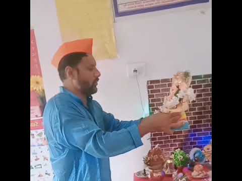 Ganpati Apne Gaon Chale Eco Friendly Ganpati Visarjan 2020 At Umesh Tarapure Home