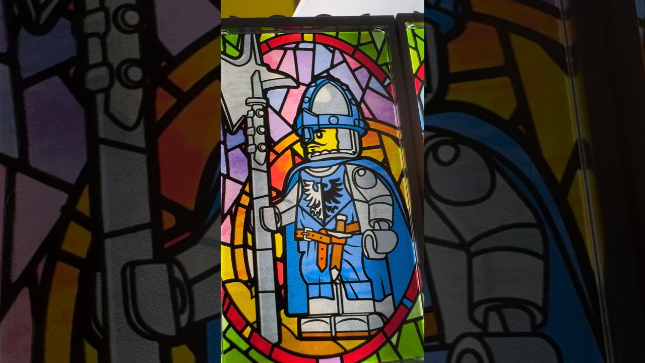 LEGO Stained Glass Black Falcon Faction Heroes! 