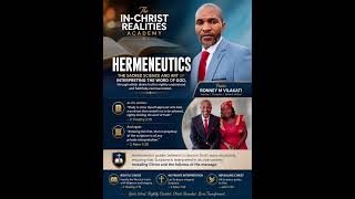 Hermenutics-The Science of Bible interpretation. By Pastor Ronney M VILAKATI 