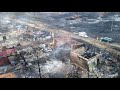Сгорела целая улица в селе Гвардейцы Самарской области