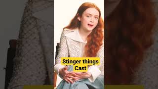 Stinger Things Cast In Real Face