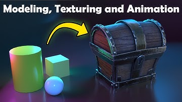 Stylized Chest Modeling and Animation - 3ds Max Timelapse