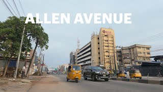 LAGOS, NIGERIA - 4K Walking Tour (ALLEN AVENUE)