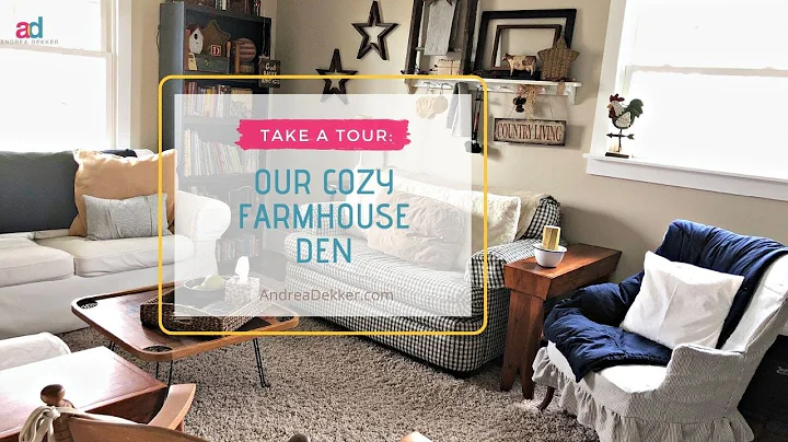 Take a Tour of Our Cozy Farmhouse Den