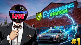 EV Highway Station Simulator Gameplay in hindi | Android Simulation Game #1
