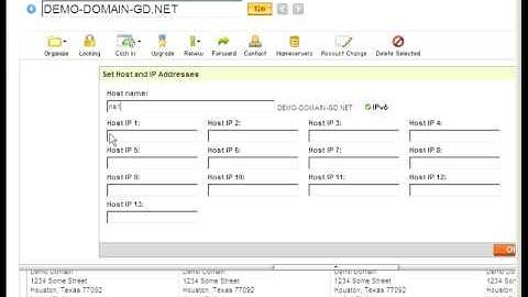 GoDaddy.com Registering name servers by Host4Go Tutorials