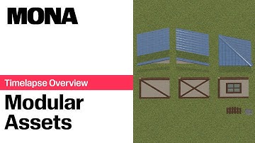 Mona Timelapse | Creating Modular Assets with Trim Sheets for Unity