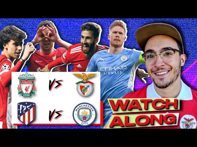 Live Champions League Watch Along: Atletico vs Man City & Liverpool vs Benfica