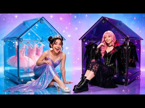 🩷 MERMAID vs VAMPIRE 🖤 1 ROOM, 2 WORLDS & A RECORD-TIME MAKEOVER! 🔥