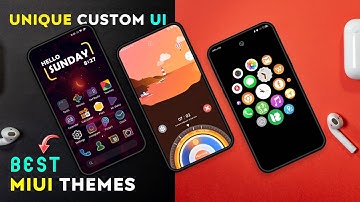 Unique Custom Ui on MIUI Themes | LockScreen, Charging & Boot Animation | Best Miui Themes