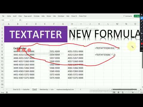 TEXTAFTER function in excel - New excel formula in 2022