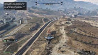 getting the platinum Permanent Contract award - Grand Theft Auto 5 Online (Oscar Guzman Flies Again)